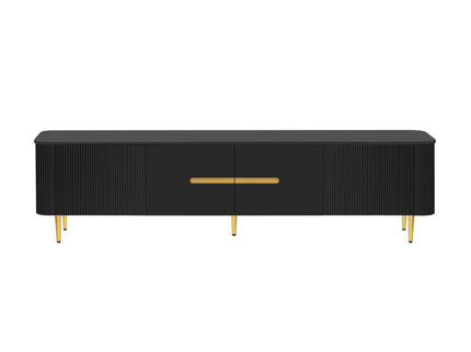 Minimalist TV Stand For TVs Up To 85", Modern Entertainment Center Media Console With 4 Spacious Cabinets For Living Room