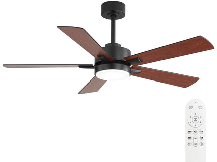 Reversible DC Motor Ceiling Fan With Dimmable LED Light For Living Room