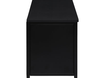 Kenneth - 4 Door TV Stand - Black