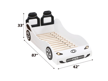 Colen - Twin Car Bed With LED