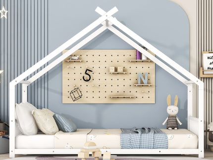 Metal House Bed