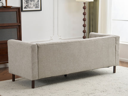 Upholstered Sofa Modern 3 Seater Sofa Couch With Tufted Design For Living Room