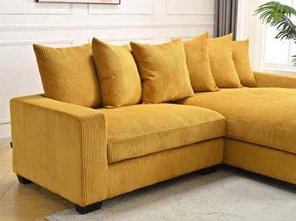 Luxe - Oversized 2 Piece Sectional Couches For Living Room, L Shaped Sofa With Chaise