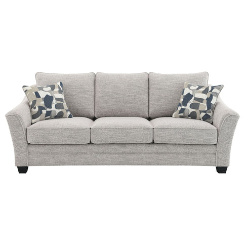Mingle ] Upholstered Sofa - Light Gray