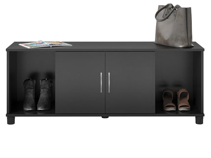 Lory - Shoe Storage Bench - Black