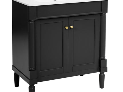 Bathroom Vanity Cabinet With Sink, Soft Close Doors, Storage Cabinet