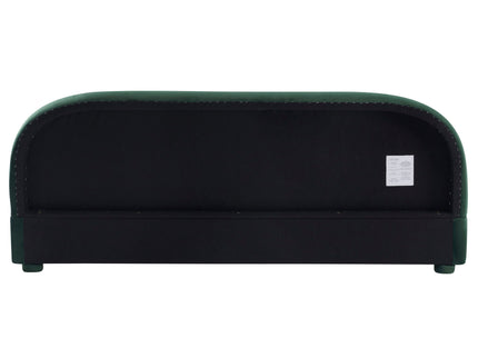 Upholstered Simple Modern Bedroom Bed With Curved Headboard