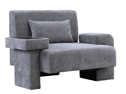 Modern Oversized Armchair With Soft Cushion For Living Room
