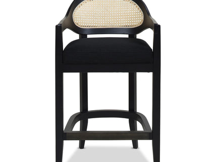 Americana - Mid-Century Modern Cane Back Counter Stool