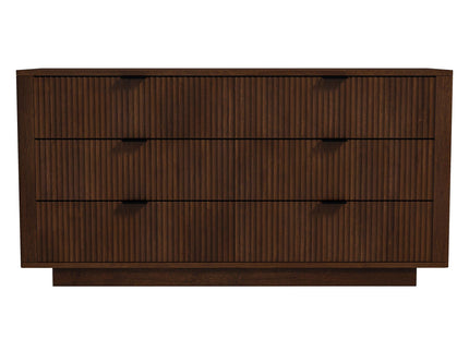 Lola - Dresser With 6 Drawers - Dark Brown
