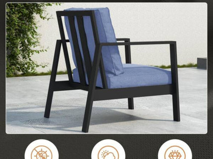 3 Seat All-Weather Patio Sofa With Cushions