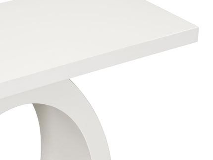 Console Table With Oval Base And Reinforced Bottom Plate