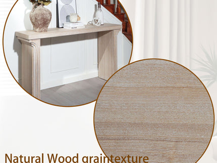 Console Table With Decorative Molding