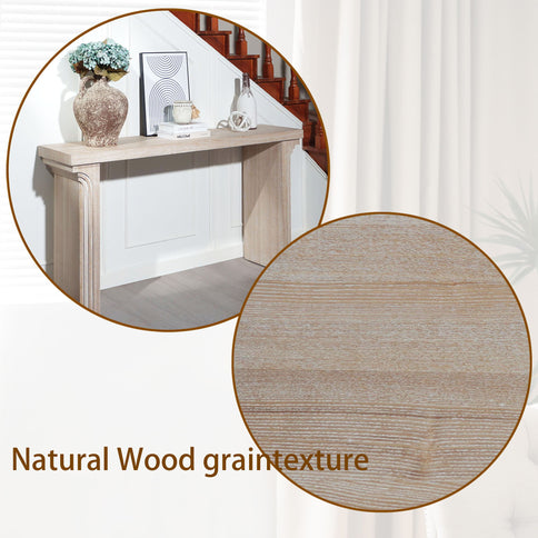 Console Table With Decorative Molding