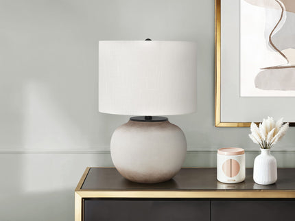 Modern Lighting, Table Lamp, Ceramic - Cream
