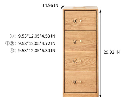 Free-Standing Corner Storage Cabinet For Living Room