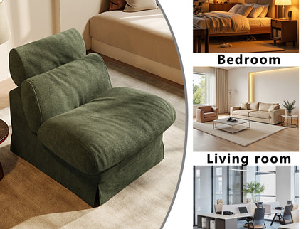 Accent Chair, Soft Medium Firm Upholstery For Living Room