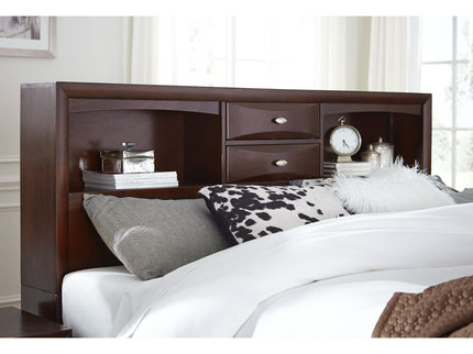 Lucille - Bed With Storage And Bookcase Headboard