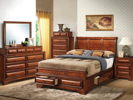 Dovetailed Drawers Storage Bed