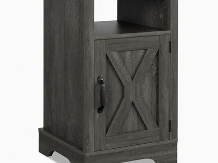 Farmhouse Nightstand, Charging Station & Storage
