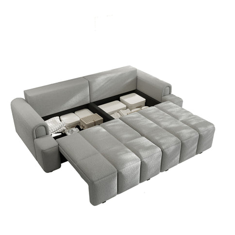 4 Seater Modern Couch With Seats Storage