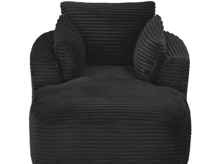 Oversized Chaise Lounge Chair Indoor - Black