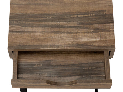 Accent Table, C - Shaped Contemporary Elegant Desig