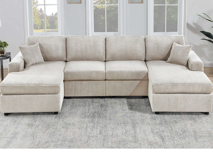 Modern Design Sectional Set With Right And Left Arm Chaise