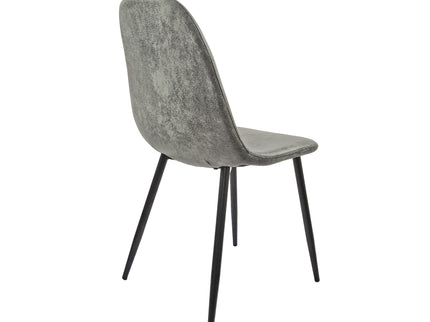Modern Accent Dining Chairs Upholstered Seat, Metal Legs (Set of 4)