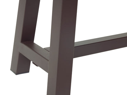 Tranquilizer - Outdoor Acacia Wood Bench With Slat Panel Design