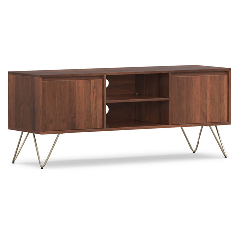 Hunter - TV Media Stand - Umber Brown Stain