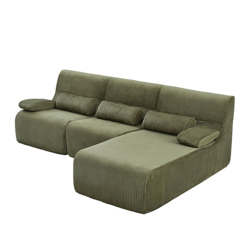 Oversized Sectional Sofa, Living Room Seating With Modular Design