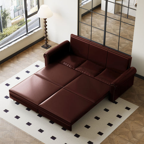Chesterfield Sofa & Pull Out Bed