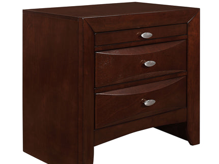 Lucille - 5 Piece Bedroom Set With Storage Drawers And Bookcase Headboard