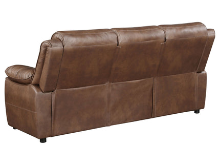 Worthington - Padded Arm Sofa - Dark Brown