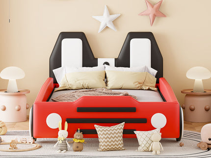 High Quality Race Car Shaped Platform Bed & Wheels