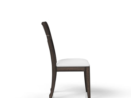 Upholstered Seat Side Chair - Chocolate