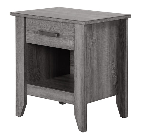 Roller Drawer Glides Nightstand