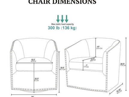Luxurious Chair With 360 Degree Rotation