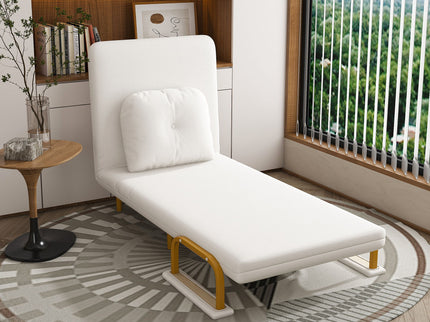 3 In 1 Convertible Folding Sofa Bed With Adjustable Backrest And Pillow