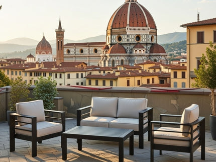 Outdoor Patio Set With All-Weather Thick Cushions