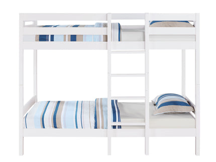 Esin - Twin Twin Bunk Bed - White