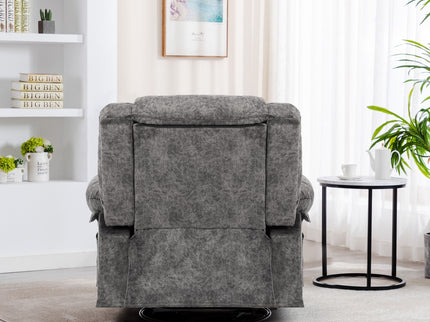 Swivel And Rocking Recliner Chair With Massage And Heating