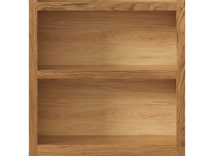 Freestanding Tall 5 Tier Display Bookcase For Living Room (Set of 2) - Brown