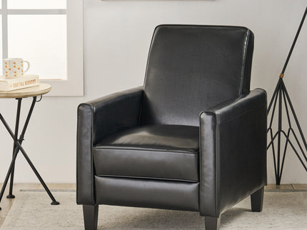 Upholstered Push Back Recliner Chair For Living Room