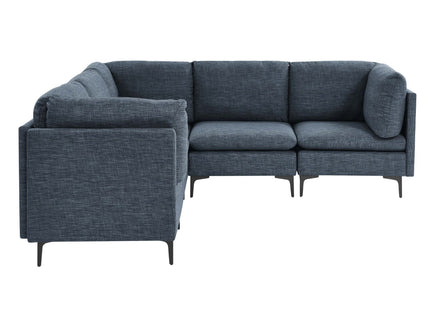 Upholstered Modular Sectional With Tall Legs