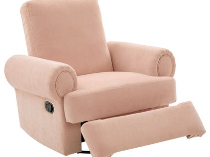 Manual Swivel Recliner Rocker Chair With Adjustable Backrest
