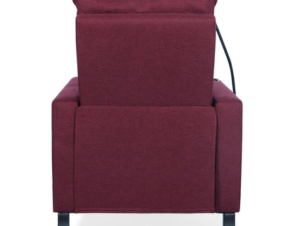 Recliner Chairs For Adults, Adjustable Recliner Sofa With Mobile Phone Holder & Cup Holder, Modern Reclining Chairs Fabric Push Back Recliner Chairs For Living Room, Bedroom