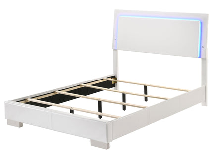 Felicity - LED Panel Bed With Built In Lighting
