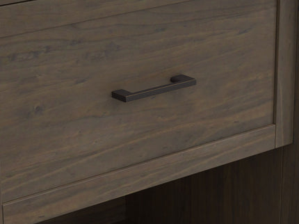 Ela - Bedside Table - Smoky Brown